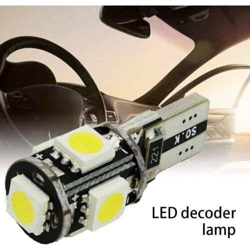 T10 5Smd 5050 Car Decoding Highlight With Heat Dissipation Aluminum Led Wide Lamp Self-contained Heat Sink Chip