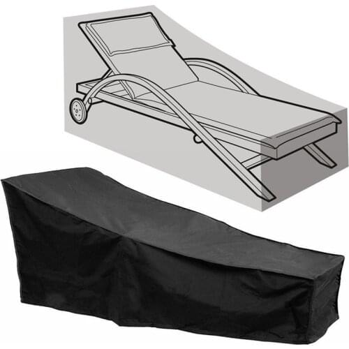 Outdoor Waterproof Patio Sunbed Lounger Furniture Dust Cover Weather Protector Swing Seat Sun Folding Deck Chair Cover U3