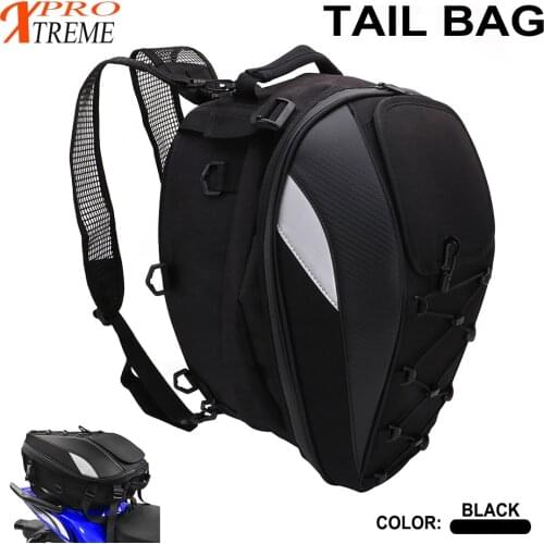 Motorbike Waterproof Bags Bicycle Backpacks Tail Bag Multi-functional Durable Rider Backpack
