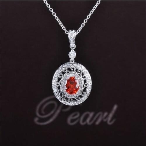 YAN MEI Engagement Jewelry Round Shape Crystal CZ Necklaces Fashion Chinese Wholesales GLD0223