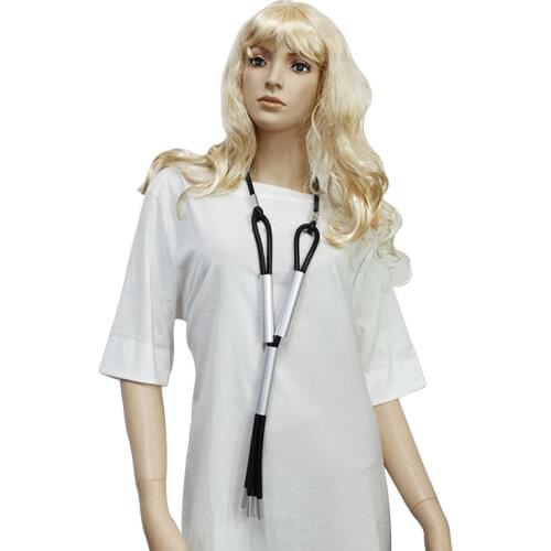 YD&YDBZ New Punk Style Black Leather Rope Necklaces Women Fashion Bohemia Rubber Collar Choker Decoration Party Jewelry Gift