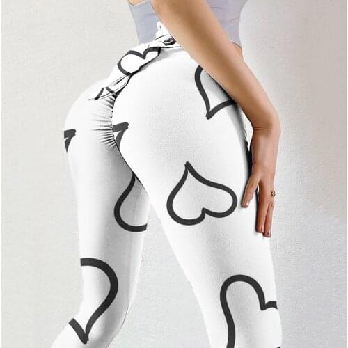 Women Printing Yoga Pants High Waist Stretch Strethcy Fitness Leggings Butt Lifting Leggings Fitness Leggings Yoga Pants