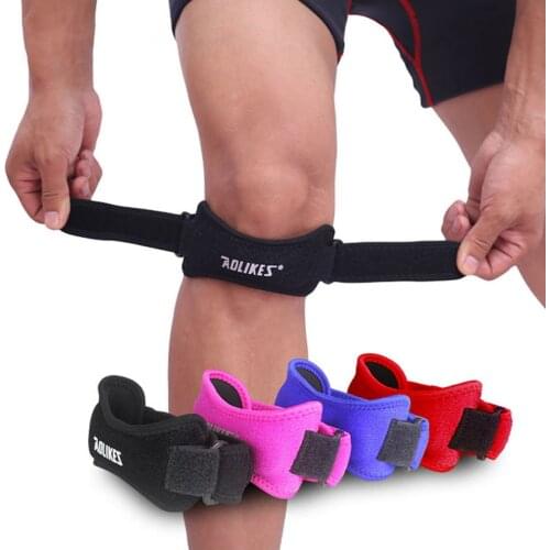 1PCS Adjustable Knee Support Brace Patella Sleeve Wrap Cap Stabilizer Sport Outdoor Running Basketball Harm Prevent