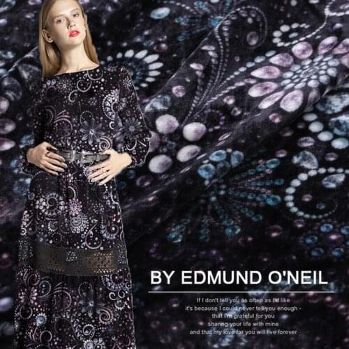 114cm wide silk velvet fabric meter cheongsam velvet silk fabric for dress autumn winter rayon fabric wholesale silk cloth