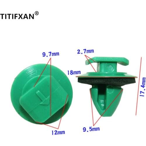 15PCS for Jeep RENEGADE Cherokee plastic fastener For Car door wheel eyebrow decoration board clip sub-buckle