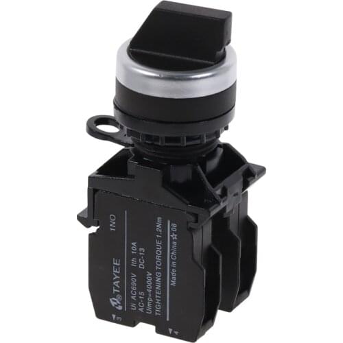 2 Position Selector Switch Push Button Contact Type 1NO+1NC