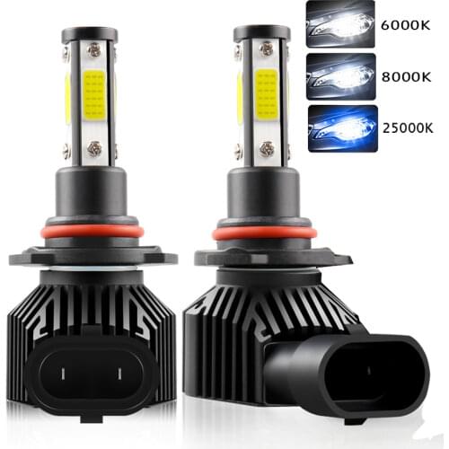 2Pcs 360 Degree LED 14000LM H7 H11 LED Bulb H1 H4 H8 H9 9005 HB3 9006 HB4 Auto Car Headlight Bulb 6000K Fog Light 12V 6000K