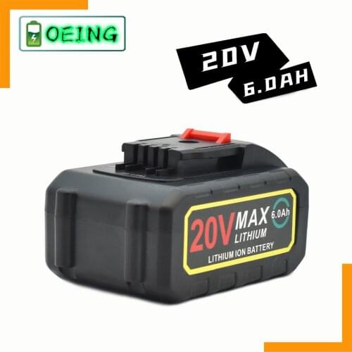 2021 Rechargeable Battery 20V 6.0AH Lithium-Ion Series Cordless Drill/Saw/Screwdriver/Wrench/Angle Grinder Brushless Power Tools