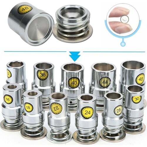 500Set/lot #16-60 13sizes Round Fabric Aluminum Covered Cloth Button W/1 Tool Metal Bread Shape For Handmade DIY Free Shipping