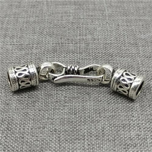 925 Sterling Silver Leather Cord End Cap Connector 4.5mm Hole