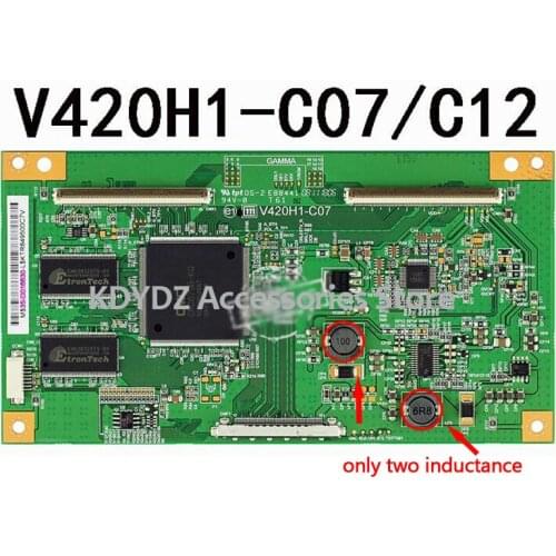 Free shipping Good test T-CON board for TLM4236H1-C V420H1-C12 V420H1-C07 only two inductances