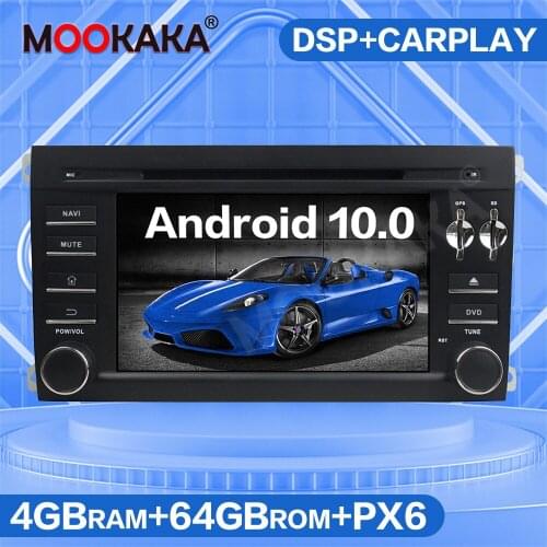 DSP Android 10.0 4GB+64GB Car Multimedia Player For Porsche Cayenne 2003-2010 Auto Radio Stereo GPS Navigation Head Unit No DVD