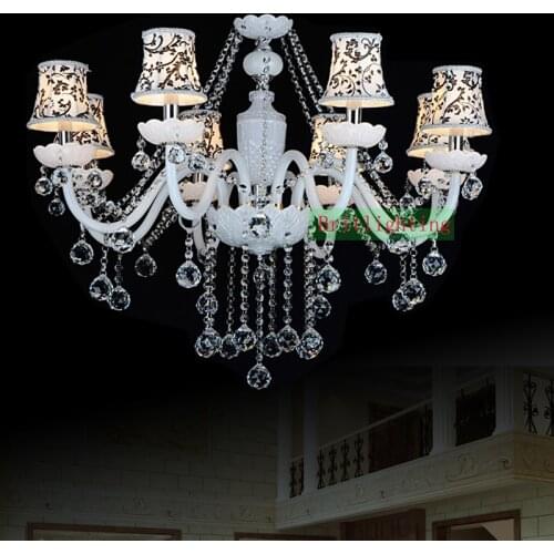 European-style decorative chandelier bedroom led chandelier living room modern home chandeliers bedroom LED candle chandelier