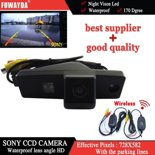 FUWAYDA Wireless FOR SONY CCD Car Rear View Reverse Backup Parking CAMERA for Toyota Highlander /Kluger /Lexus RX300 WATERPROOF