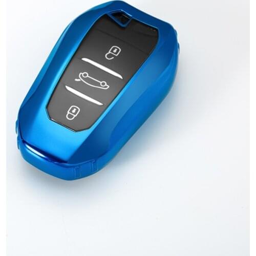 Soft TPU Car Remote Key Case Full Cover Holder Shell For Peugeot 2008 3008 5008 For Citroen C4 C6 C3-XR Picasso DS3 DS4 DS5 DS6