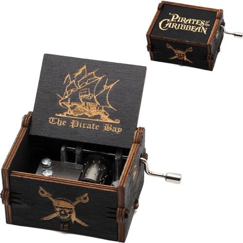 New Wooden Music Box Hand Cranked Queen Theme Birthday Gifts Christmas Gift Boy/Girl Gift Box Party Wedding Home Decor