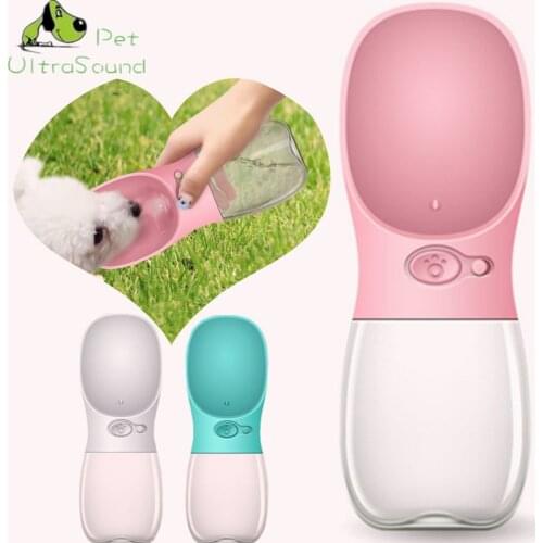 350ML/550ML/480ML Portable Pet Dog Water Bottle Travel Puppy Cat Drinking Bowl Outdoor Pet Water Dispenser Feeder Chihuahua