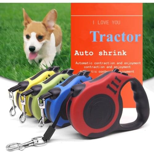3m Length Durable Dog Leash Automatic Retractable Nylon Dog Cat Lead Extending Puppy Walking Running Lead Roulette for Dogs
