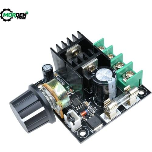 DC 12V 24V 32V 40V Auto PWM DC Motor Speed Regulator Governor 400W 13KHZ DC12V-40V Speed Controller Module 10A 50V 1000uF