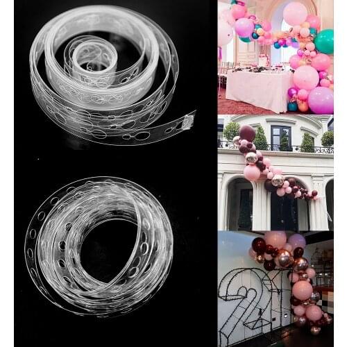 DIY Balloon Chain 5m Arch String Decoration Arch Strip Tape Cake Gift Birthday Weeding Party Decorations Kids