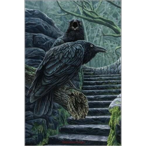 Counted Cross Stitch Kits Needlework Embroidery - Crafts 14 ct Aida DMC Color DIY Arts Handmade Home Decor - Watchmen