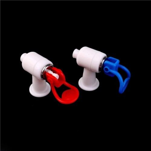 1X Hot Sale Push Type Plastic Water Dispenser Faucet Tap Replacement Home Essential Drinking Fountains Parts Bibcocks Accessory
