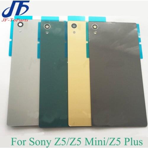 10Pcs Battery Glass Cover Housing replacement For Sony Xperia Z5 Compact Premium mini E6603 E6633 E6683 Z5PluS Rear Housing Door