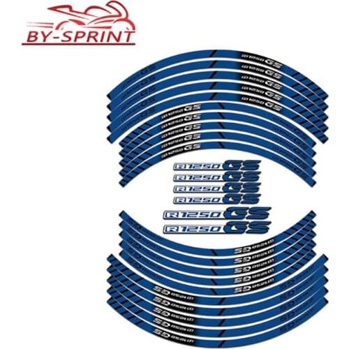 For R1250GS R 1250GS r1250gs Motorcycle inner rim Stickers Covering Wheel Film Border Reflective Waterproof Decals Sticker