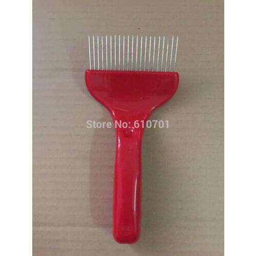 1PC Red Handle Beekeeping Comb Honey Uncapping Fork Free Shipping