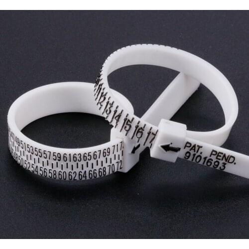 Professional Jewelry Tools Ring Mandrel Stick Finger Gauge Ring Sizer 1pcs UK/US Size Measuring For DIY Jewelry Size Tool Sets