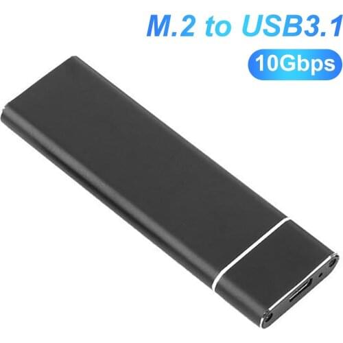 10Gbps SSD Case USB 3.1 to M2 NVME PCle SSD Enclosure Hard Disk Case HDD Box Adapter for Laptop