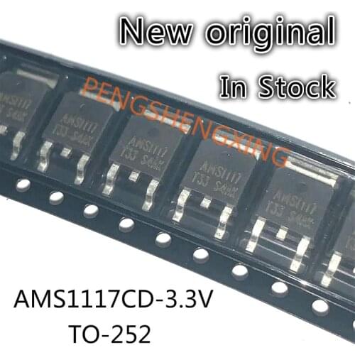 10PCS/LOT AMS1117CD-3.3V TO-252 AMS1117-3.3 New original spot hot sale