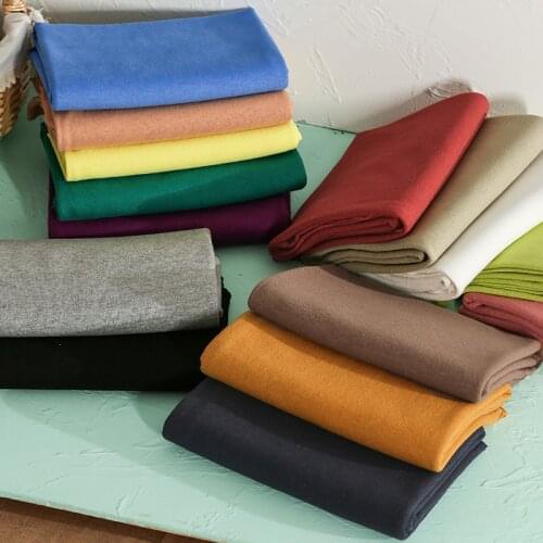 100% Cotton Knitted Fabric High Quality 250gsm Linen Look For T-Shirt And Sweater Sewing Materials F302517-1