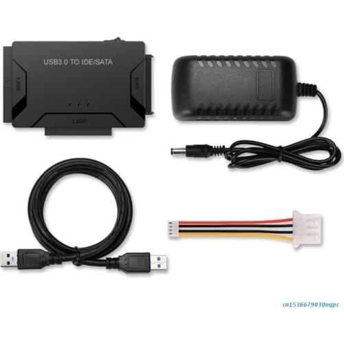 SATA/IDE to USB 3.0 Adapter Hard Drive Adapter Cable Converter for Universal 2.5/3.5 Inch IDE and SATA External HDD SSD