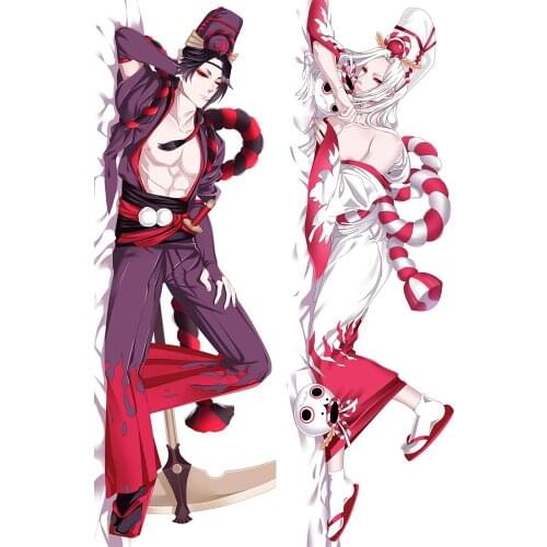 Anime Cartoon Shonen Onmyouji Hugging Peach Skin 2 Way Pillow Case Pillow Cover Pilllowcase Gift 83079