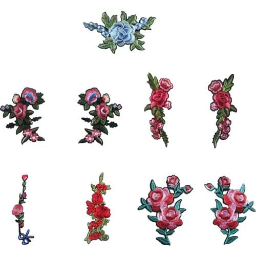 High quality new style brand new hot melt adhesive applique embroidery patches stripes DIY clothing Accessory C5394-C5453