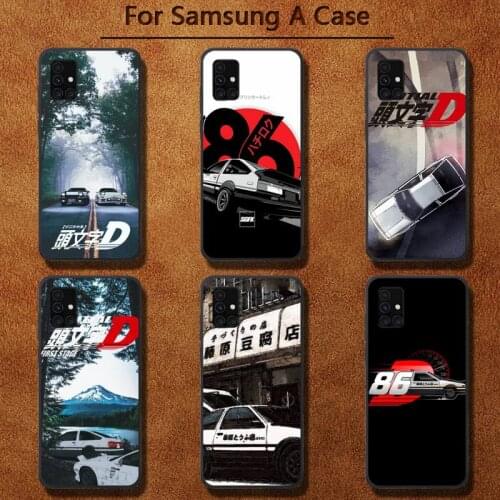 Amine INITIAL D AE86 Car Phone Case for Samsung A91 01 10S 11 20 21 31 40 50 70 71 80 A2 CORE A10