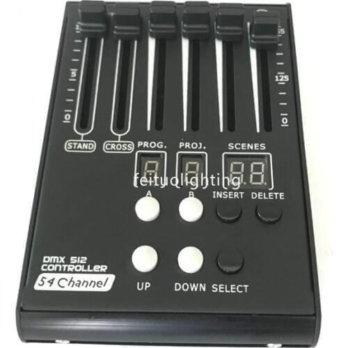 E-50/set Lighting Console Mini wireless controller 54 channel DMX512 controller for stage dj moving head or par light