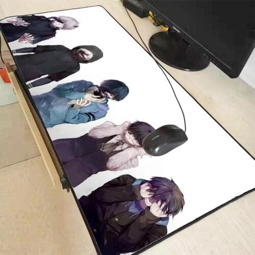Mairuige Tokyo Ghoul Gaming Gamer Play Mats Mousepad Anime Cartoon Print Large Lock Edge Mouse Pad Gamer Mouse Mat Desk Pad