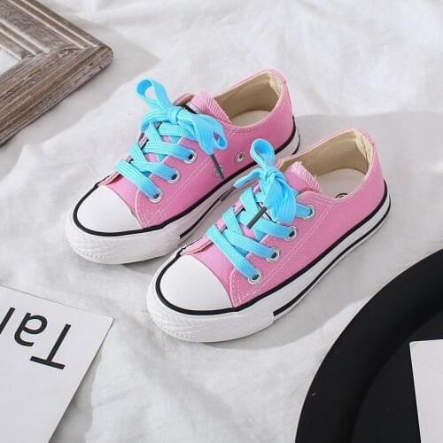 Kids Shoes New Girl Children Canvas Shoes Boys Sneakers Spring Autumn Girls Shoes Fashion Children Shoes Size 20-38 E511
