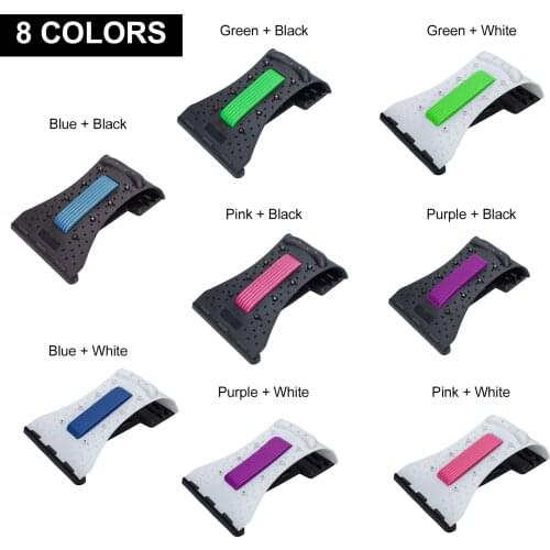 Back Massager Stretcher Equipment Massage Tools Massageador Magic Stretch Fitness Lumbar Support Relaxation Spine Pain Relief