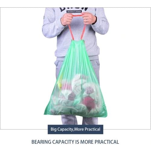 30L/20Pcs Creative Thicken Portable Disposable Plastic Household Vest Type Kitchen Home Garbage Bags