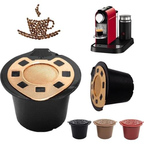 Reusable Durable Stainless Steel Refillable Coffee Capsule Filter for Nespresso Machines Kitchen Supplies Accessories Products