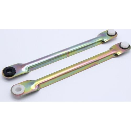 Car Wiper Motor Linkage Push Rods Set Repair Parts Compatible with Skoda Fabia 2007-2017