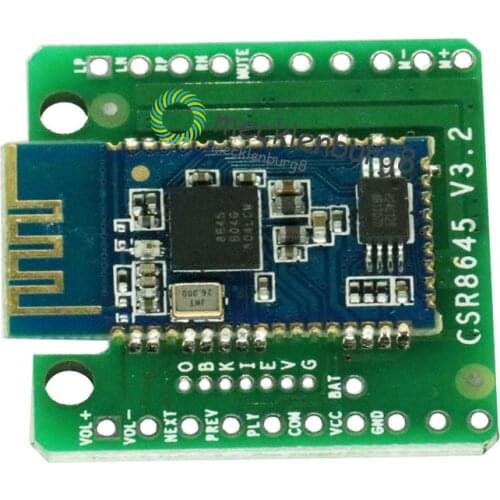 5W+5W Bluetooth 4.0 CSR8645 Amplifier Board Bluetooth APT-X Hifi Audio Stereo Receiver AMP Module DC 3.3-4.2V Top Sound Quality
