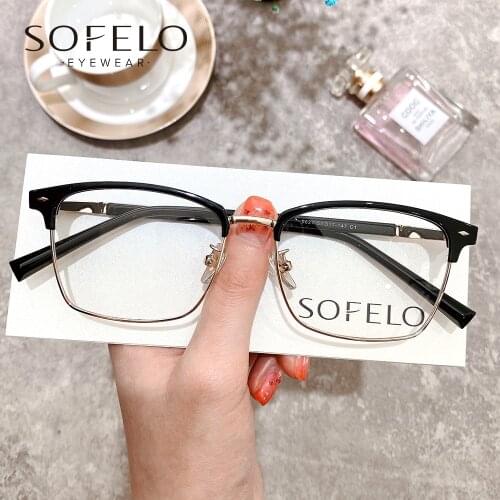 Retro Anti Blue Light Blocking Glasses Men Radiation Protection Computer Eyeglasses UV400 Vintage Korea Clear Gaming Eyewear