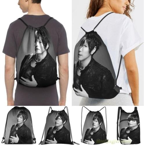 Its Gackt Men Purpose Drawstring Backpack Bags Women Outdoor Travel Backpacks Gym Training Swimming Fitness Bag