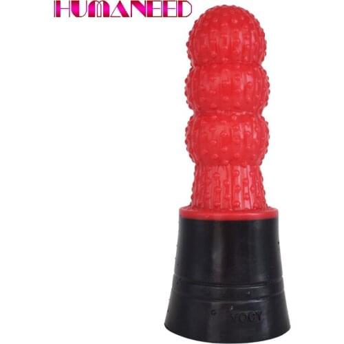 22*5.5cm Silicone Anal Plug Beads Mini-Cactus Unisex Masturbator Adult Sex Toy for Women Lesbian Gay Men Prostate Home Accessory