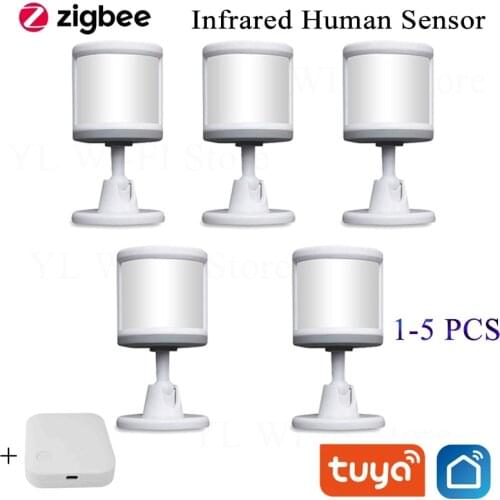 Smart Motion Human Body Sensor Smart Body Movement Motion Sensor Zigbee Connection Holder Stand Home App Homekit Via Android IOS