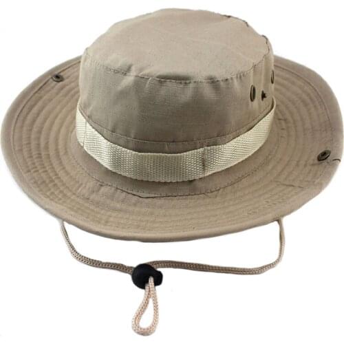 Unisex Bucket Hats Jungle Military Camouflage Bob Camo Bonnie Hat Fishing Barbecue Cotton Mountain Climbing Hat